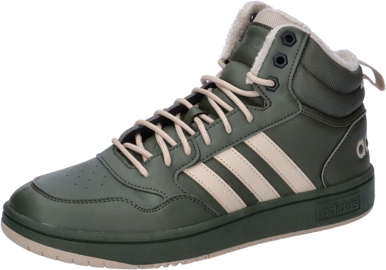 Bild von adidas Hoops 3.0 Basketball Classic Winterized Mid-Top Winterschuhe gefüttert Herren GW6421 - core black/carbon/cloud white 40 2/3