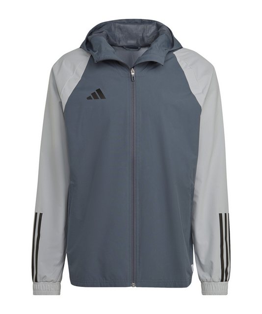 Bild von adidas Mens Jacket Tiro 23 Competition All-Weather Jacket, Team Onix/Team Light Grey, HU1320, M