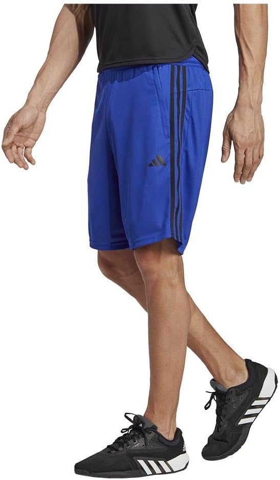 Bild von adidas Train Essentials Pique 3-Stripes Training Shorts, Herren Shorts, Lucid Blue/Black, IC2453