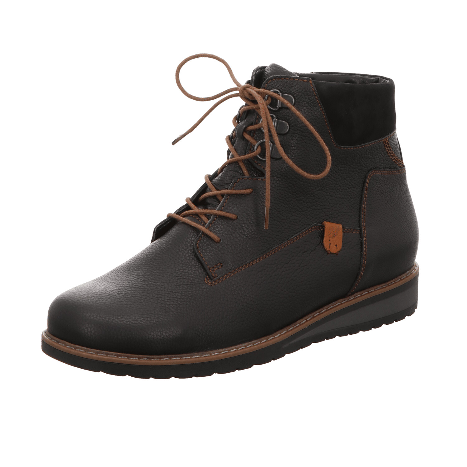 Bild von Waldläufer Stiefelette Schwarz Keilabsatz für Damen - 36