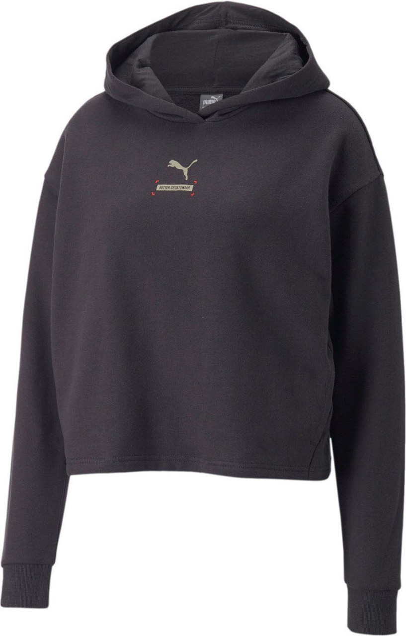 Bild von PUMA Better Sportswear Fleece-Hoodie Damen phantom black L