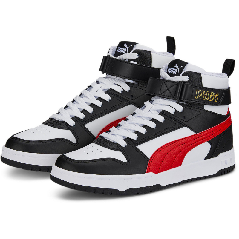 Bild von PUMA RBD Game Sneaker PUMA white/high risk red/PUMA black/PUMA team gold 40