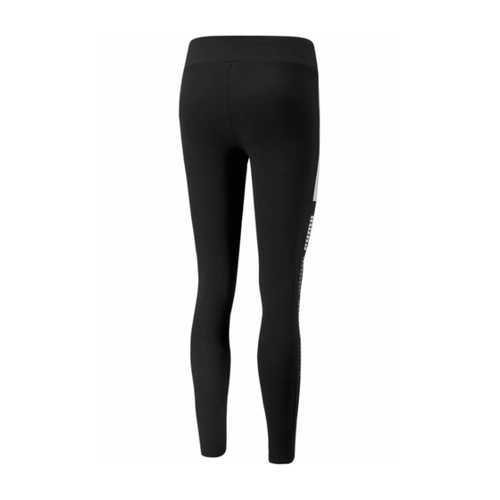 Bild von PUMA Damen Around The Block Leggings - Schwarz, Mittlerer Bund
