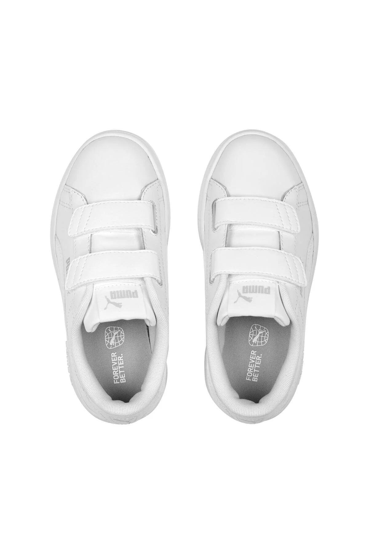 Bild von PUMA Unisex Smash 3.0 L V PS Sneaker, White-COOL Light Gray, 34.5 EU