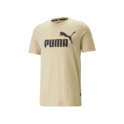 Bild von PUMA Herren ESS Essential Logo Tee T-Shirt 586667 85 Übergröße beige bis 4XL