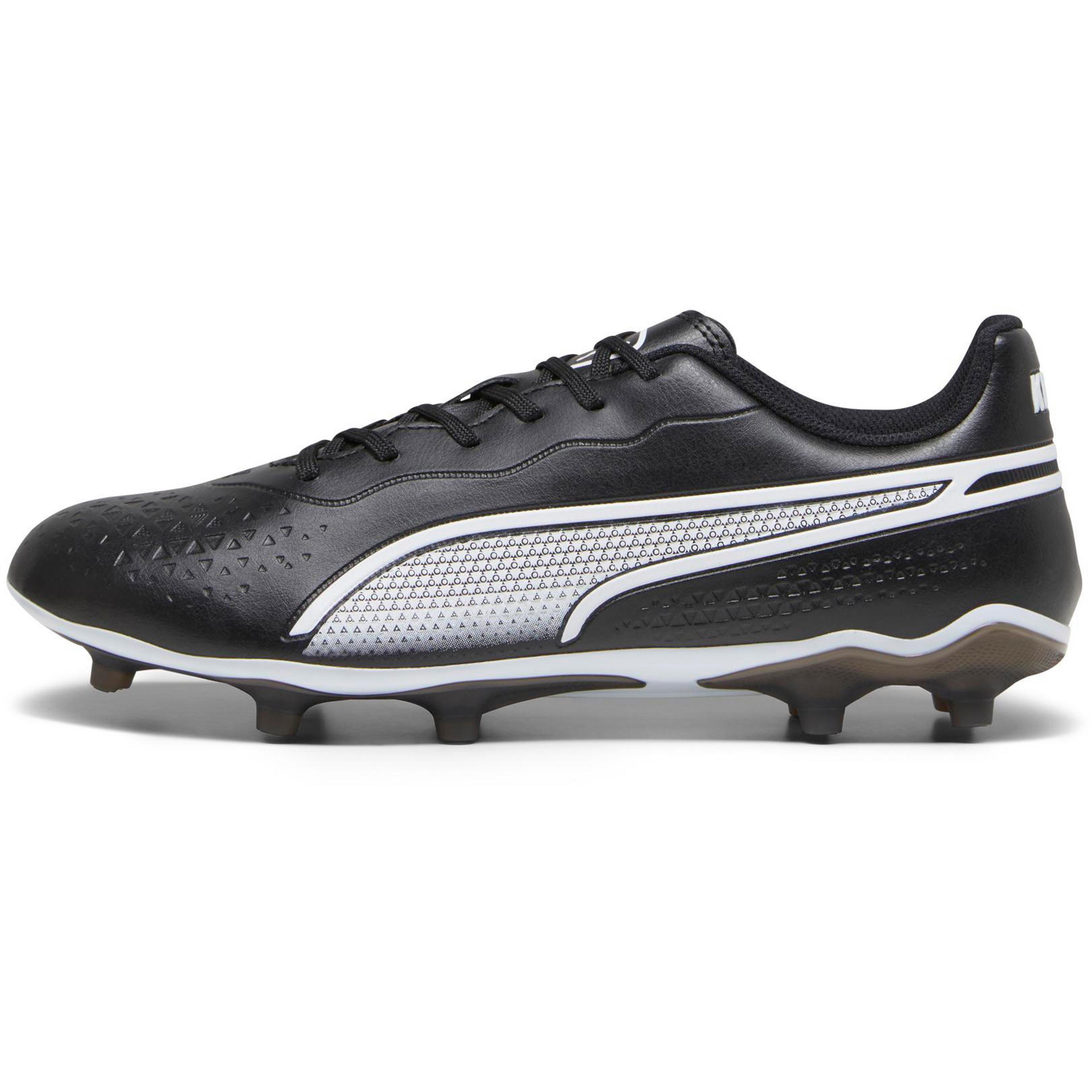 Bild von PUMA Unisex King Match Fg/Ag Soccer Shoe, Black White, 42 EU