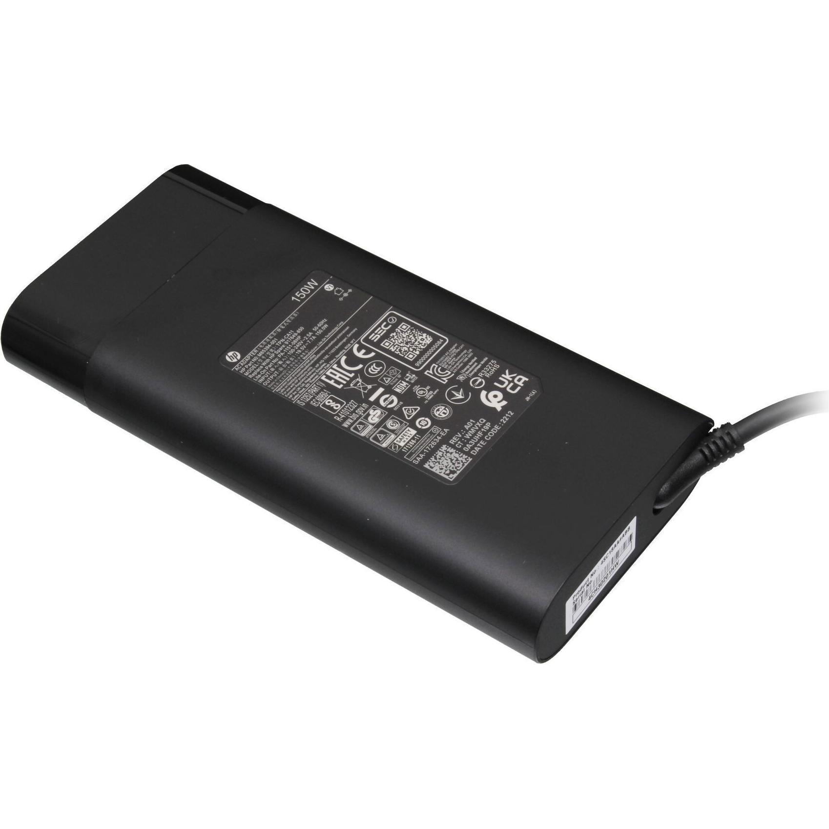 Bild von HP TPN-DA09 (150 W), Notebook Netzteil, Schwarz