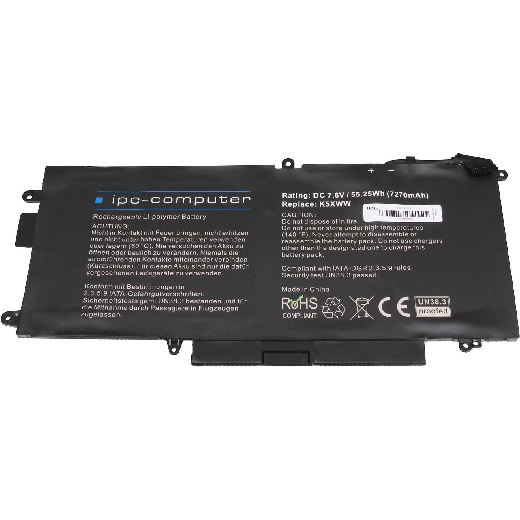 Bild von IPC ON18GG (4 Zellen, 7270 mAh), Notebook Akku