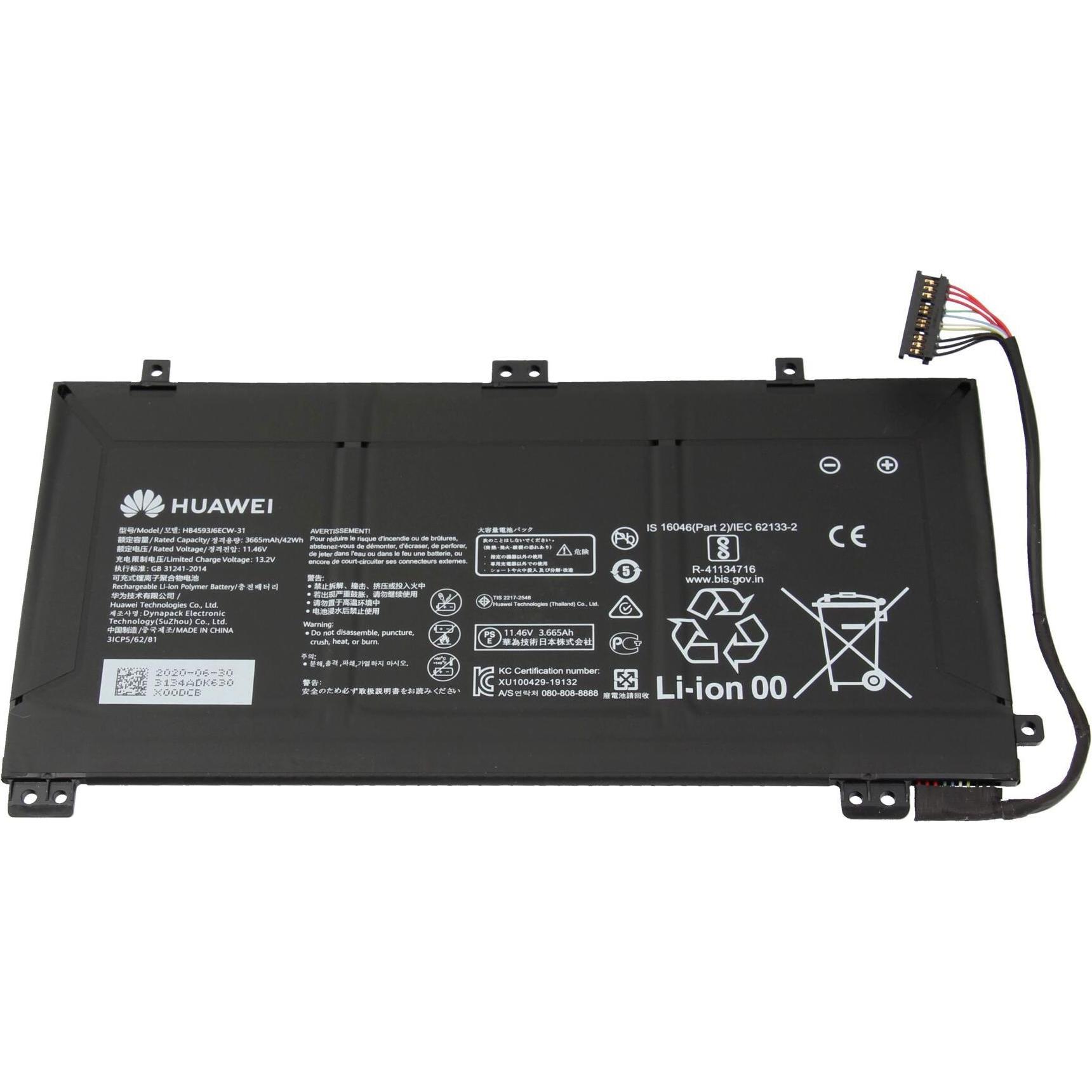 Bild von Huawei HB4593J6ECW (3 Zellen, 3665 mAh), Notebook Akku