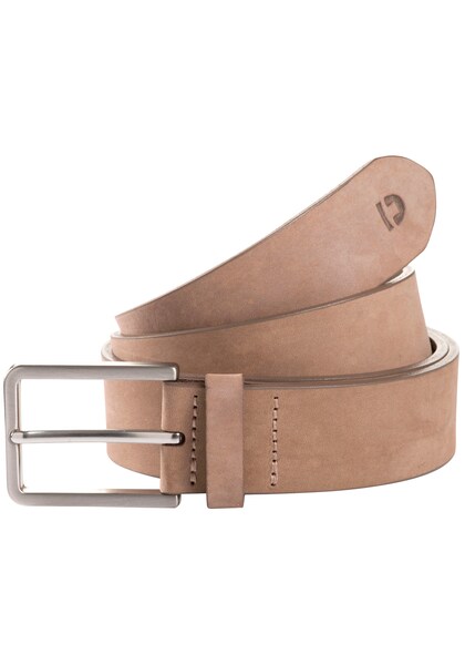 Bild von TOM TAILOR Denim Ledergürtel »TTDCHARLIE«, 3.5 cm breiter Herrengürtel, Denim Look, Veloursleder