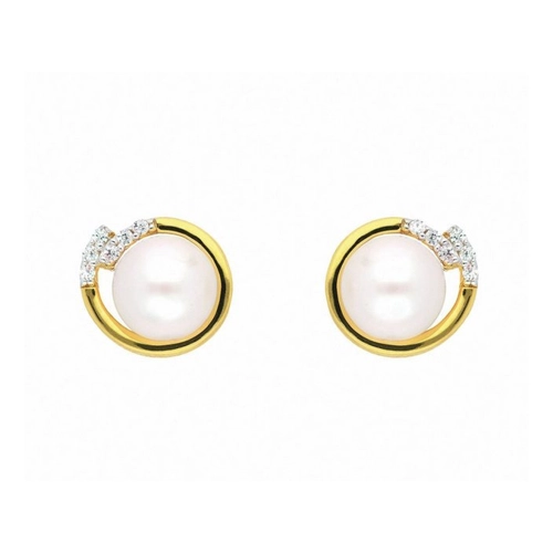 Bild von Adelia´s Paar Ohrhänger 333 Gold mit Zirkonia