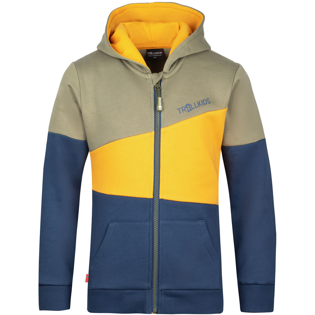 Bild von Trollkids - Kid's Alesund Sweater - Hoodie Gr 152 blau