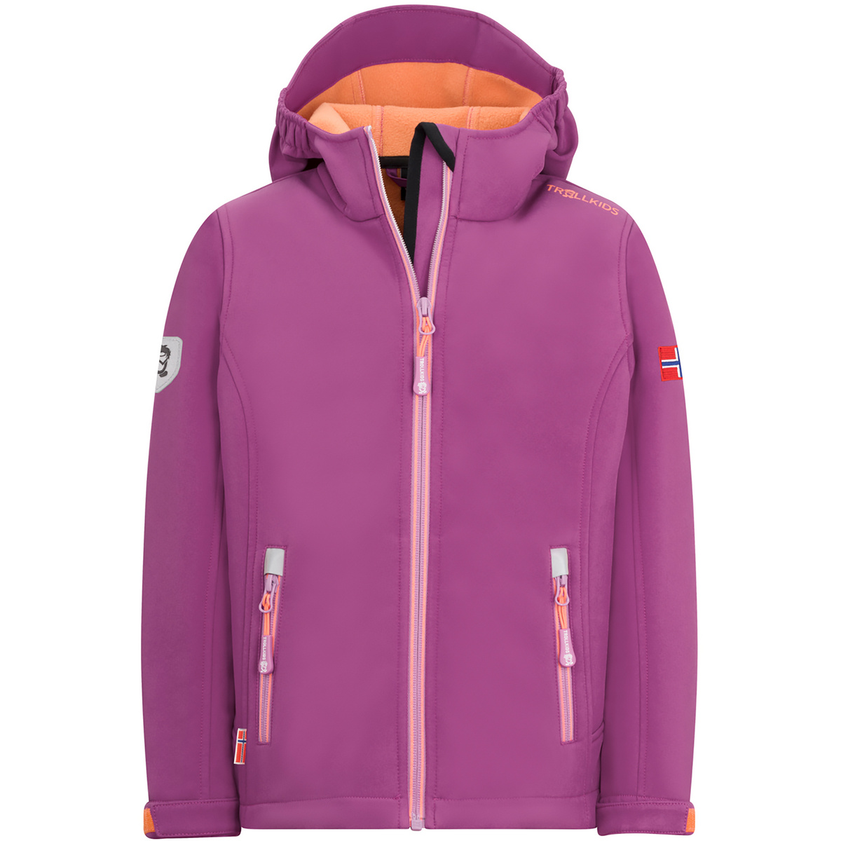 Bild von Trollkids - Girl's Trollfjord Jacket - Softshelljacke Gr 176 lila