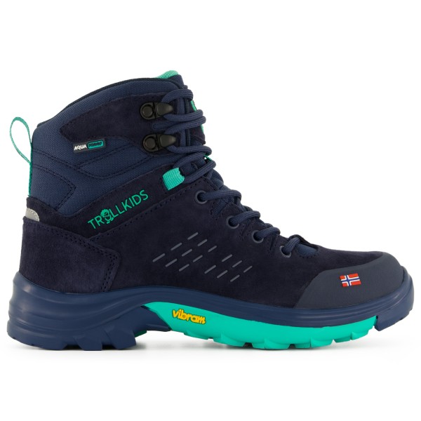 Bild von Trollkids - Kid's Trollsteinen Hiker Mid XT - Wanderschuhe Gr 29 blau