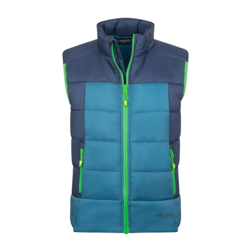 Bild von Trollkids - Kid's Hardanger Vest - Kunstfaserweste Gr 176 blau