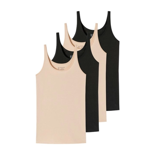 Bild von Schiesser Unterhemd 4er Pack 95/5 Organic Cotton - Hochwertige Damenwäsche im Spar-Set