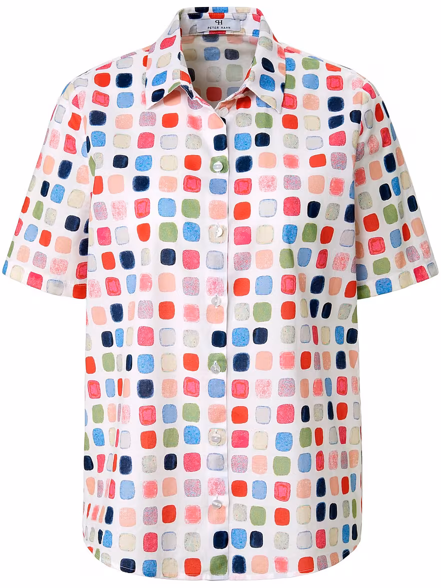 Bild von Peter Hahn - Bluse mit 1/2-Arm, weiss, Gr. 40 / M - Baumwolle