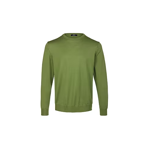 Bild von Rundhals-Pullover von Peter Hahn in Olivgrün
