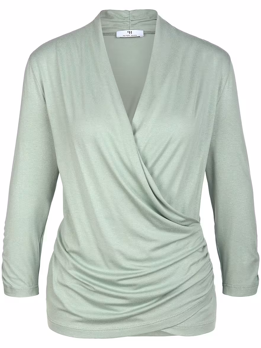 Bild von Peter Hahn - V-Shirt mit 3/4 Arm, grün, Gr. 36 / S