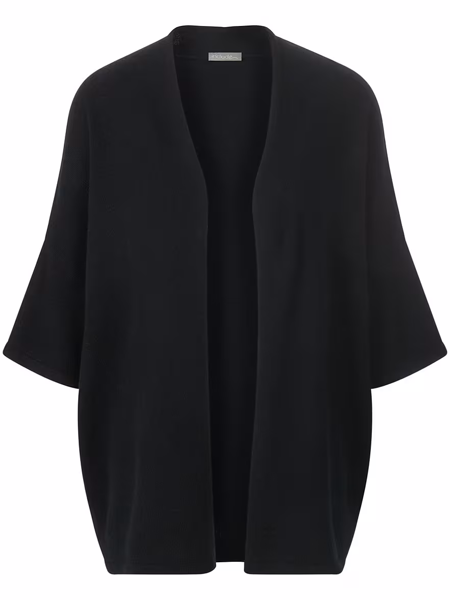 Bild von include - Strickjacke, schwarz, Gr. 38/40 - Schurwolle