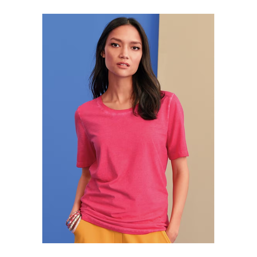 Bild von tRUE STANDARD Rundhals-Shirt mit 1/2-Arm in pink