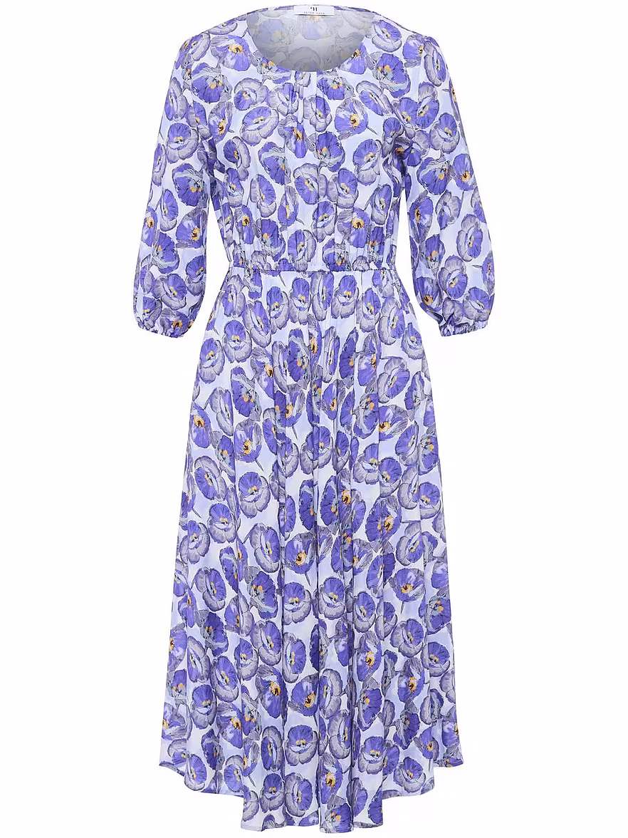 Bild von Peter Hahn - Kleid mit Rundhals-Ausschnitt, lila, Gr. 50 / XL