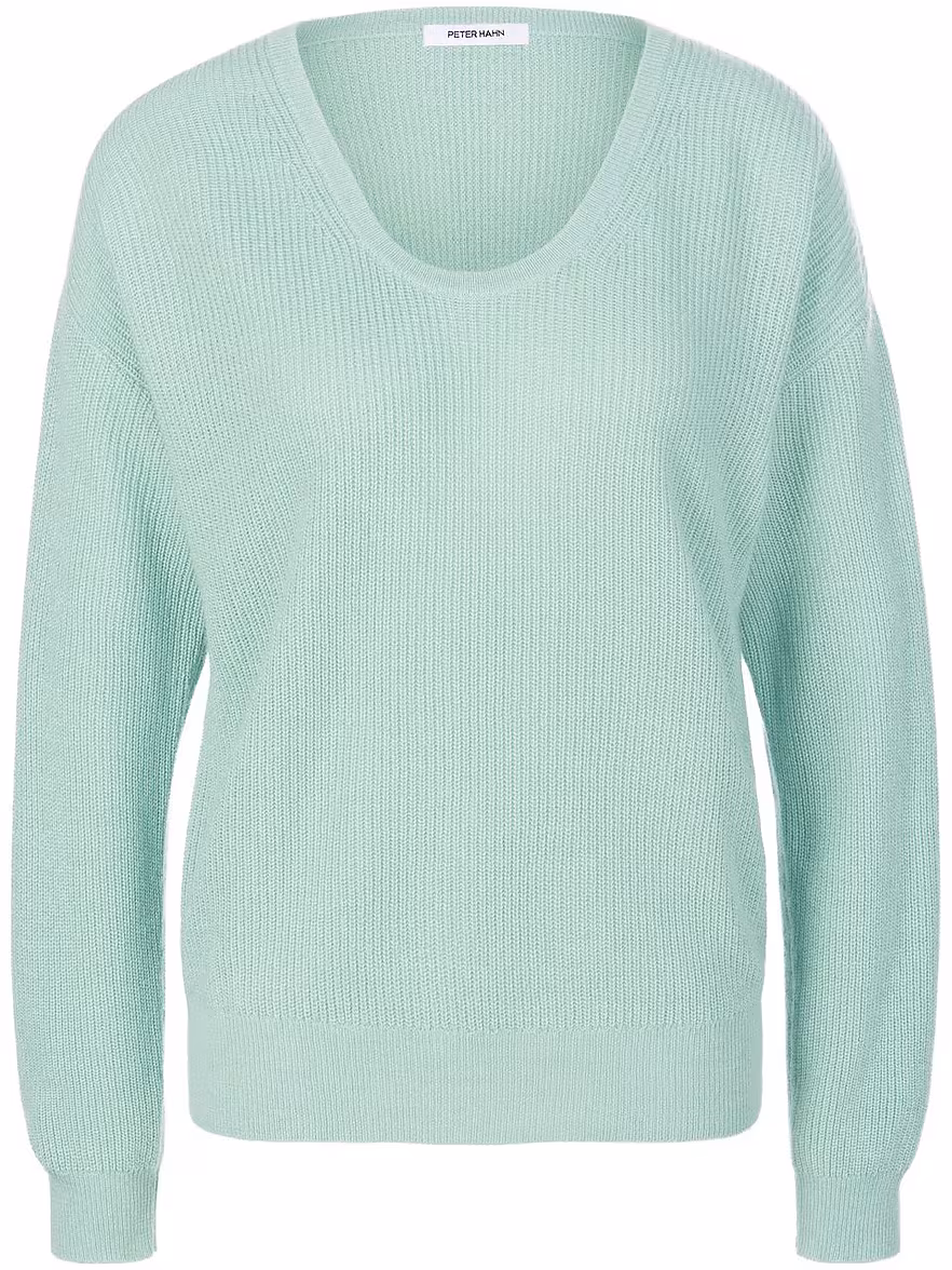 Bild von include - Rundhals-Pullover aus Seide und Kaschmir, grün, Gr. 46 / L - Seide