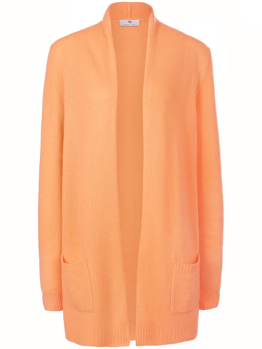 Bild von Peter Hahn - Cardigan aus 100% Schurwolle, orange, Gr. 36 / S - Schurwolle