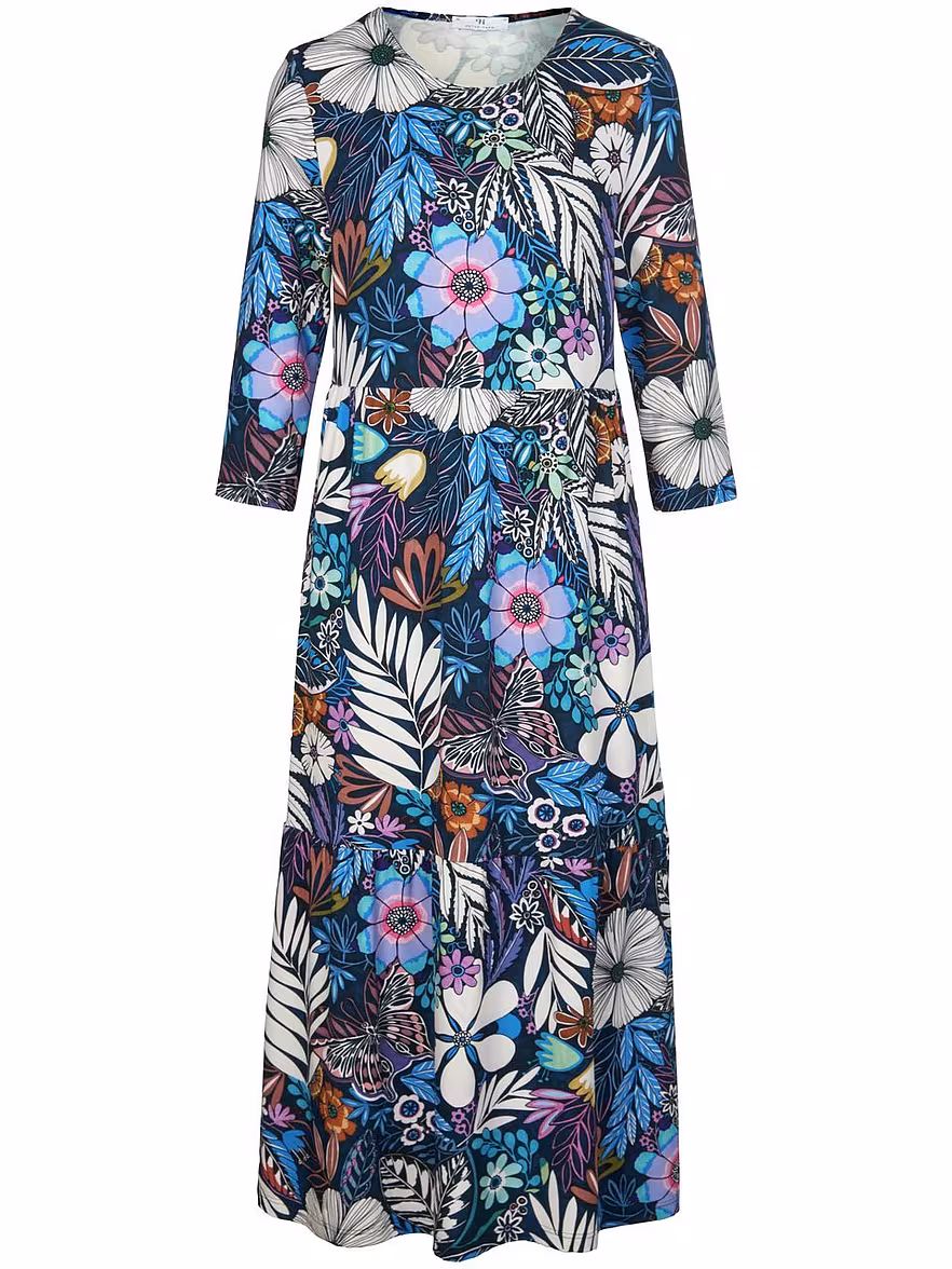 Bild von Peter Hahn - Jersey-Kleid mit 3/4-Arm, blau, Gr. 50 / XL