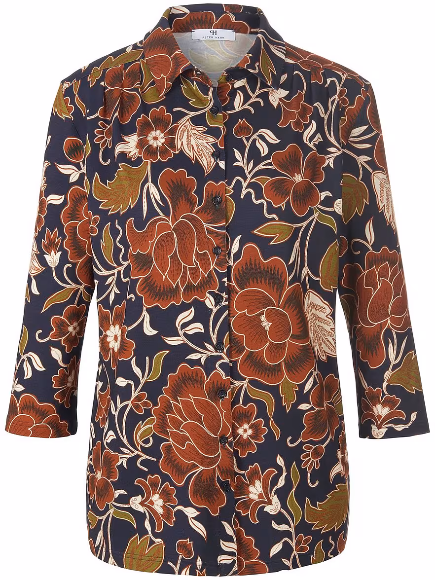 Bild von Peter Hahn - Jersey-Bluse mit 3/4-Arm, mehrfarbig, Gr. 42 / M