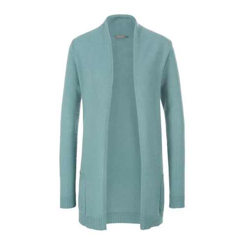 Bild von Inklusive Strickjacke aus 100% Premium-Kaschmir in Türkis