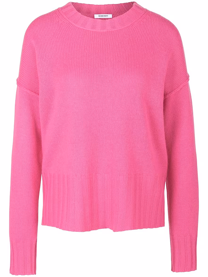 Bild von include - Rundhals-Pullover aus Schurwolle und Kaschmir, pink, Gr. 42 / M - Schurwolle