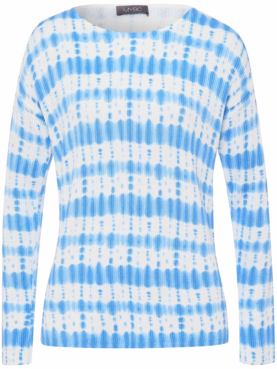 Bild von MYBC - Rundhals-Pullover, blau, Gr. 40 / M