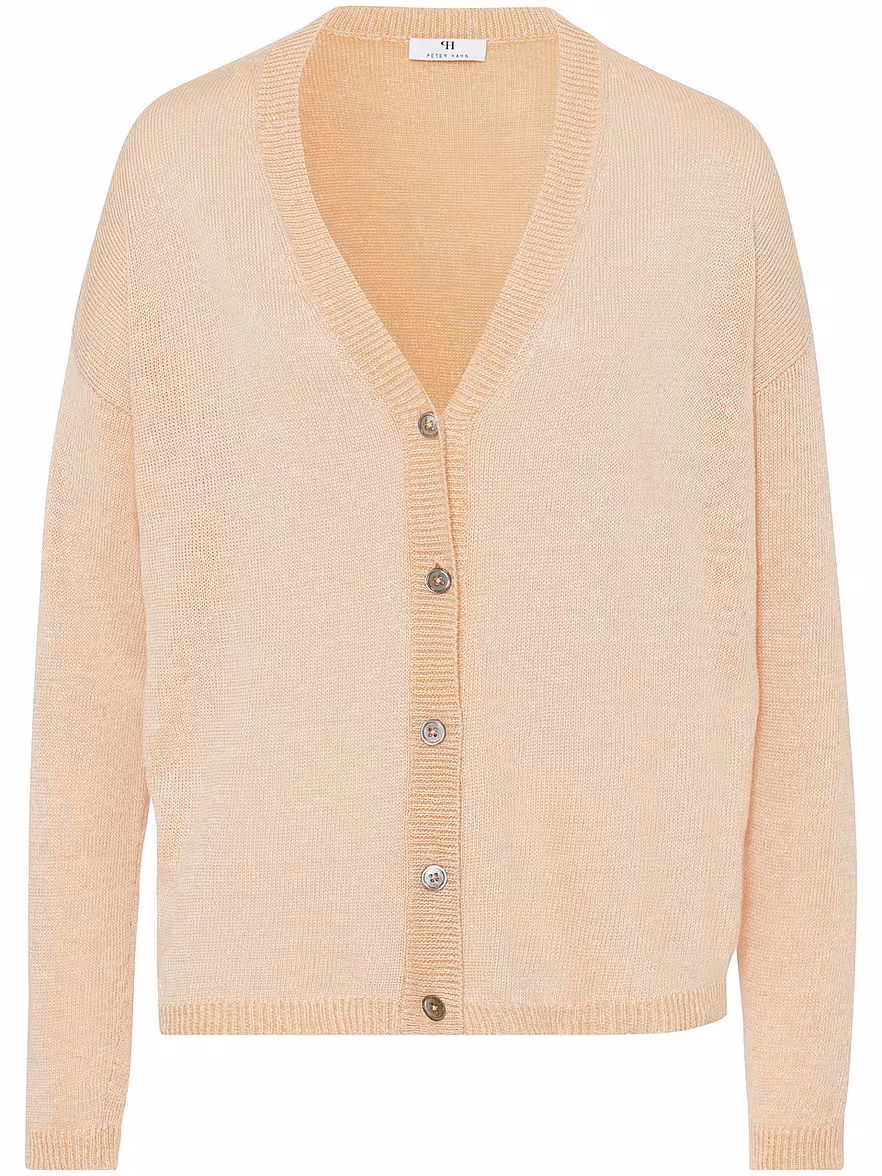 Bild von Peter Hahn - Strickjacke, orange, Gr. 40 / M - Leinen