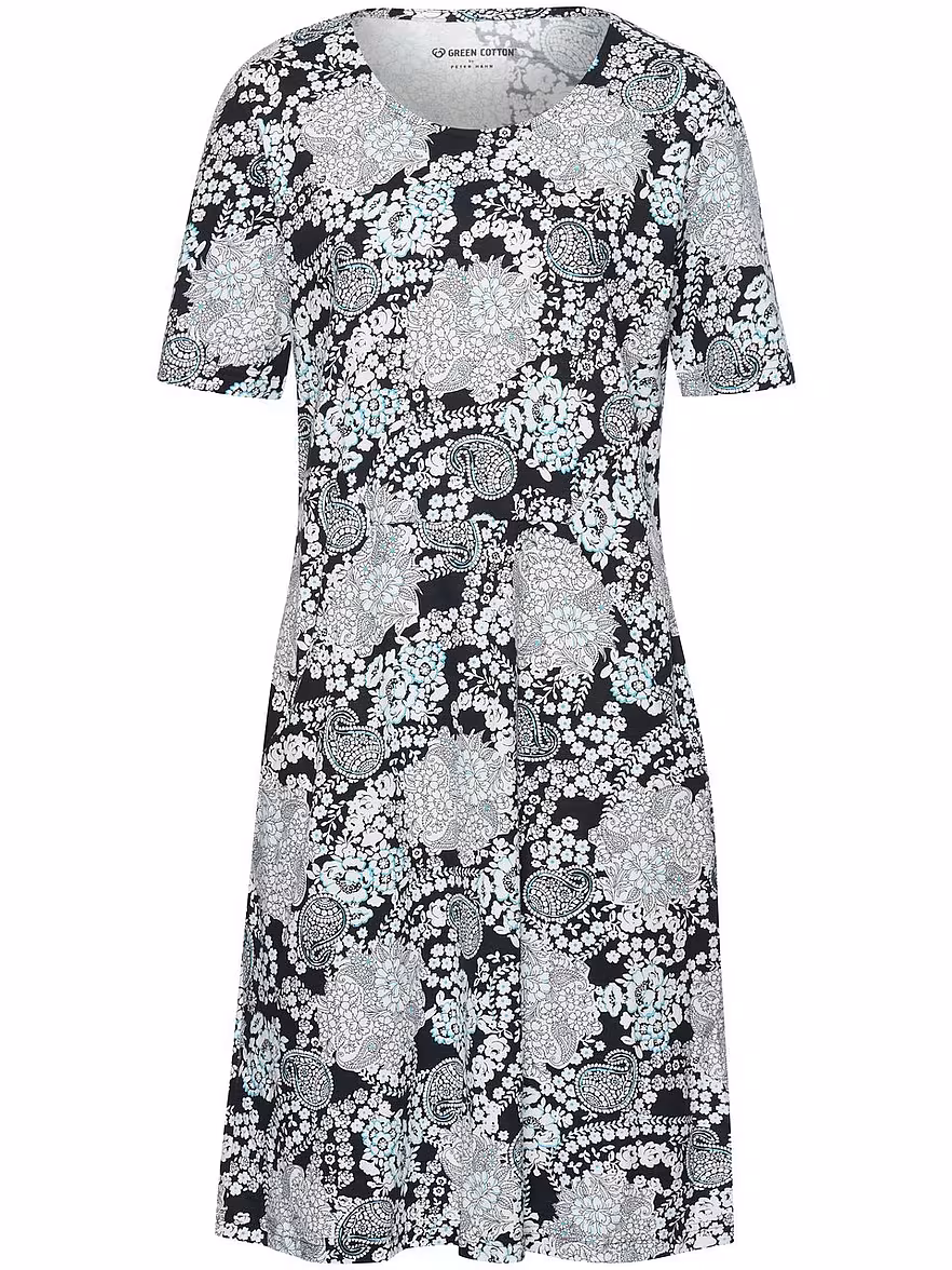 Bild von Green Cotton - Jerseykleid Louise, schwarz, Gr. 50 / XL - Baumwolle