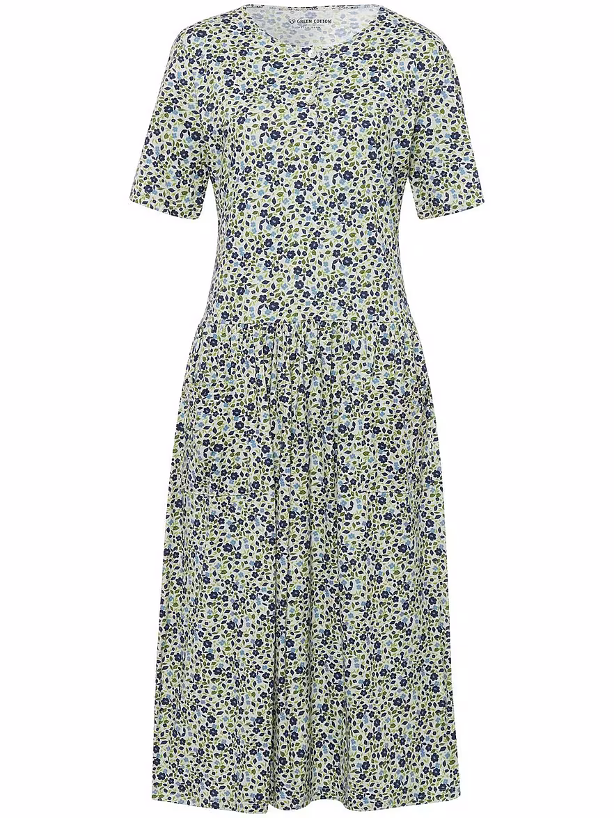 Bild von Green Cotton - Jerseykleid Hanne, weiss, Gr. 40 / M - Baumwolle