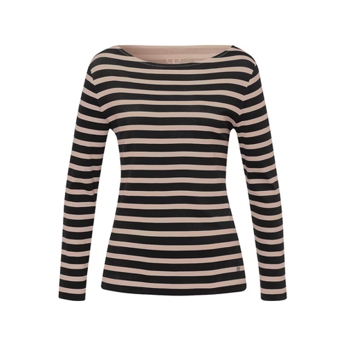 Bild von Basler Ringel-Shirt in Schwarz – Ein vielseitiges Wohlfühl-Basic