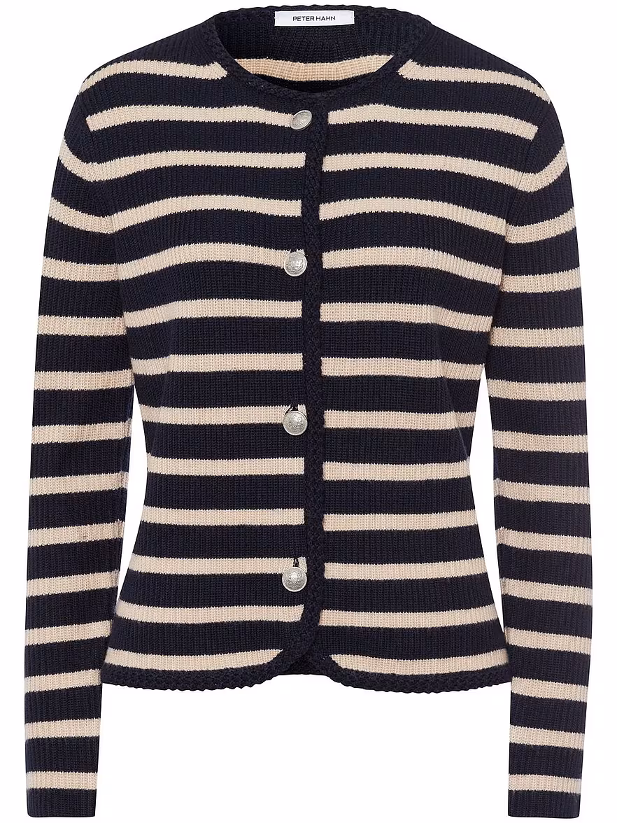 Bild von Peter Hahn - Strickjacke, mehrfarbig, Gr. 48 / XL - Schurwolle
