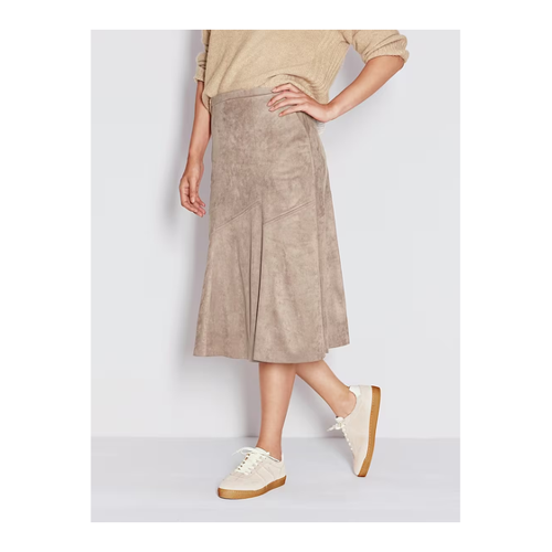Bild von Eleganter Godet-Rock von Peter Hahn in Beige