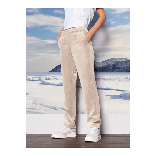 Bild von DAY.LIKE Straight Fit-Cord-Hose in Beige