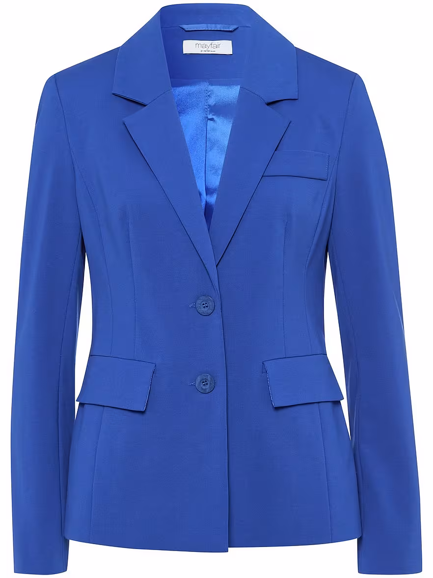 Bild von Peter Hahn - Jersey-Blazer, blau, Gr. 42 / M - Baumwolle