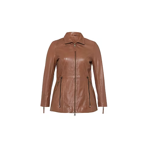 Bild von Lederparka aus 100% Leder von Emilia Lay in Braun