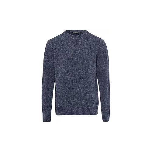 Bild von Rundhals-Pullover Louis Sayn in Marine/Multicolor