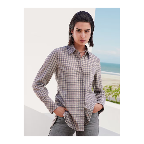 Bild von Peter Hahn - Beige Bluse aus 100% Baumwolle für den perfekten Look