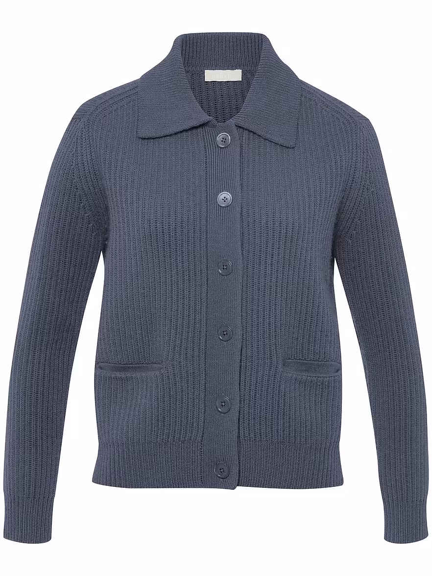 Bild von include - Strickjacke, blau, Gr. 38 / S - Schurwolle