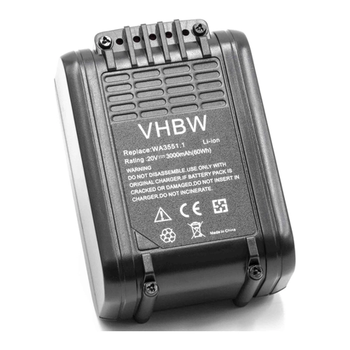 Bild von vhbw Akku kompatibel mit Worx WX176, WX178, WX175, WX368 und mehr