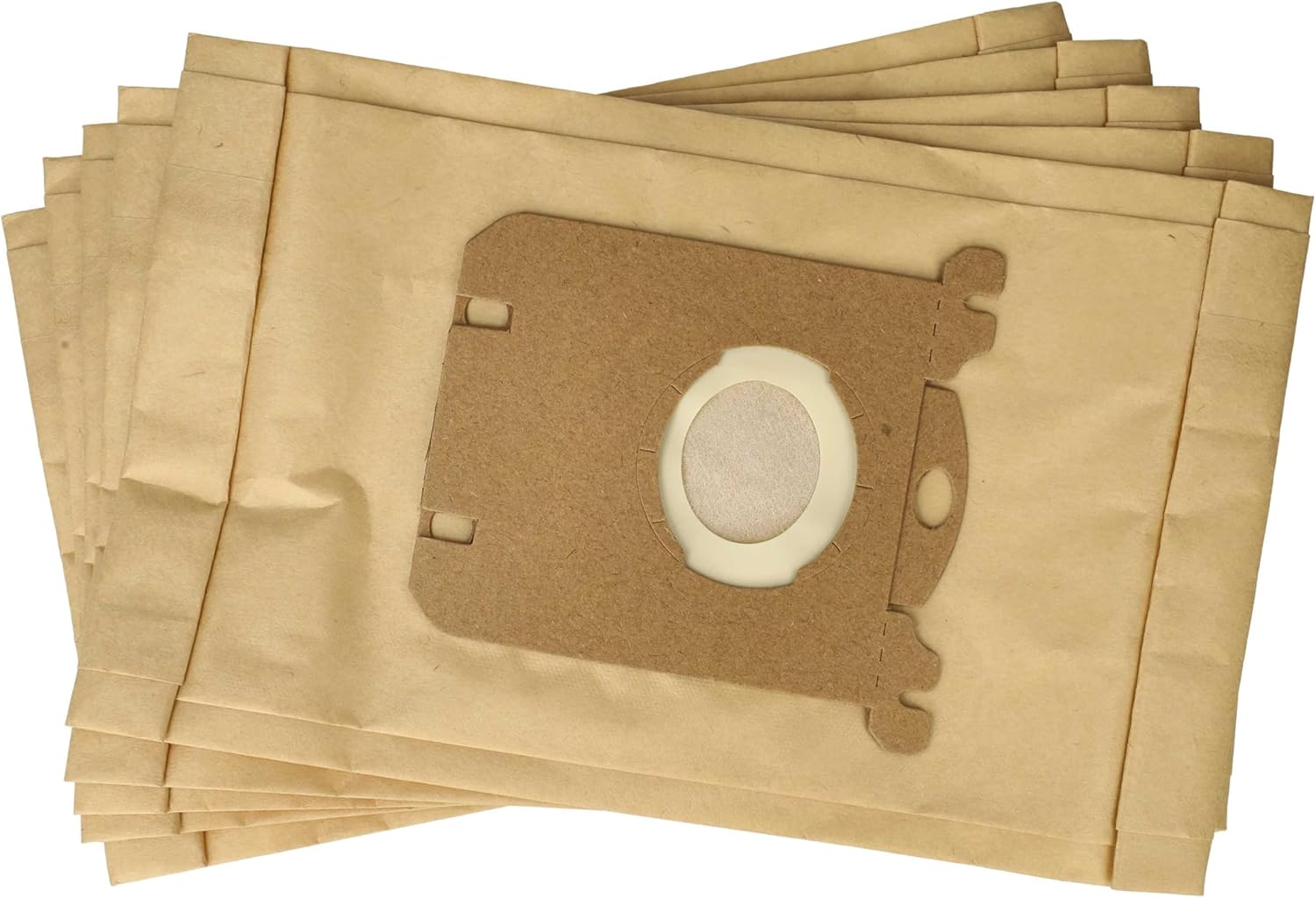 Bild von vhbw 5X Staubsaugerbeutel kompatibel mit Tornado Super Pro to 30-50 Staubsauger - Papier, 25,8cm x 16,2cm, Sandfarben