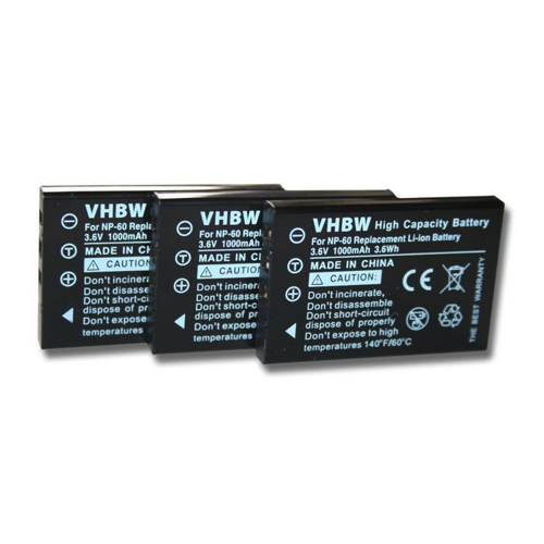 Bild von vhbw passend für Oregon Scientific DS9810 Foto Kompakt / Camcorder Digital Kamera-Akku Li-Ion 1000 mAh