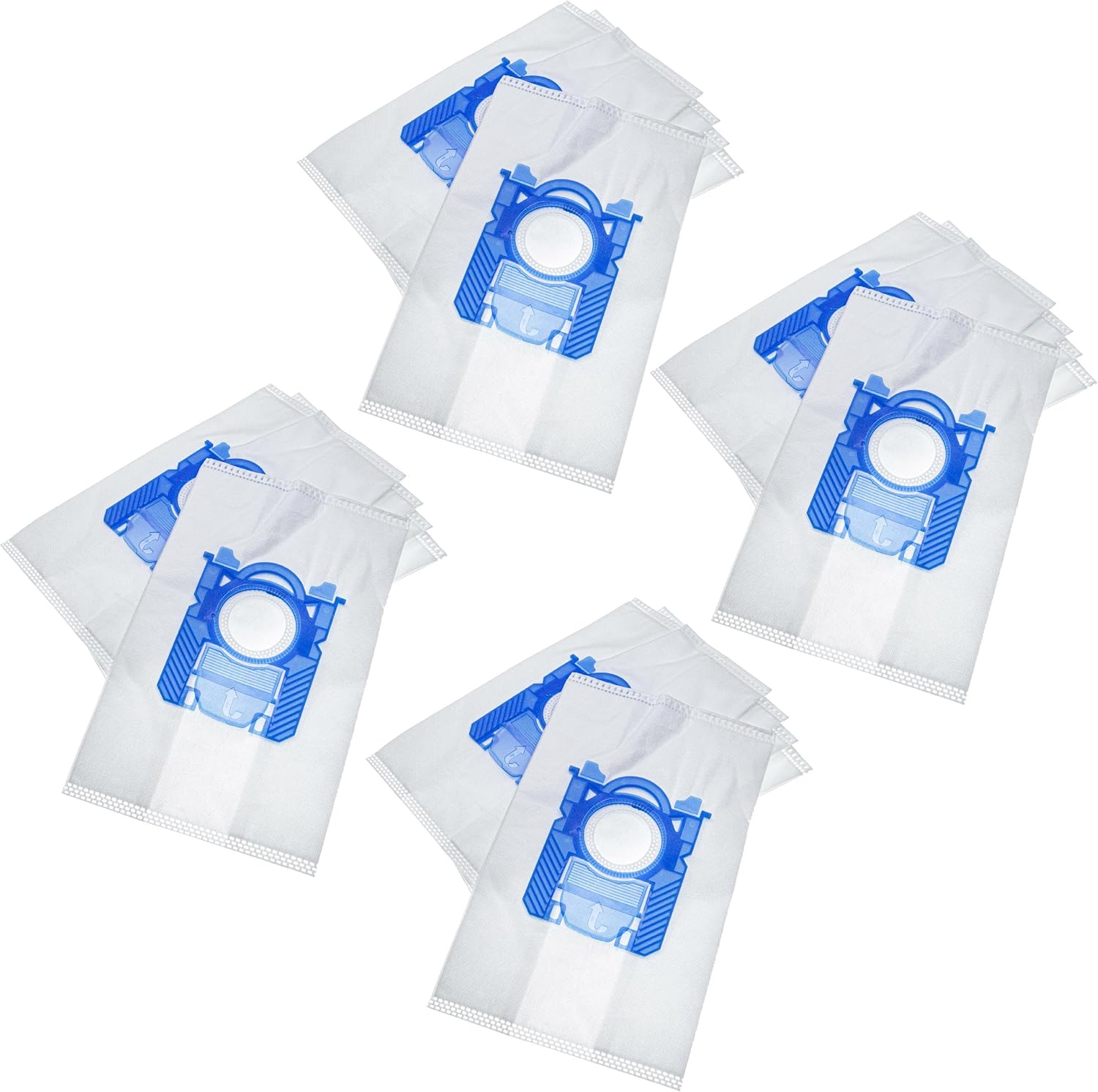Bild von vhbw 20x Staubsaugerbeutel kompatibel mit Electrolux Oxygen Z 5900 - Z 5995 Staubsauger - Mikrovlies, 17,1cm x 27,8cm Weiss
