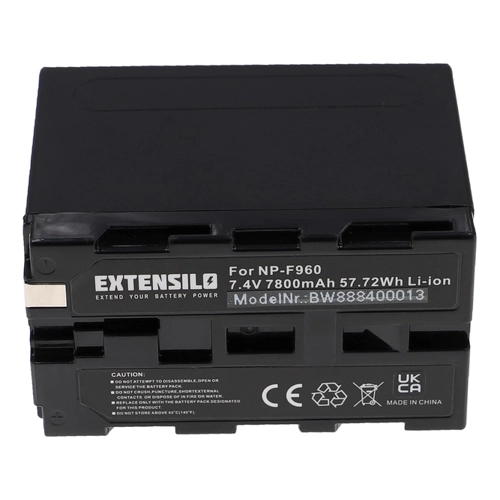 Bild von EXTENSILO 2X Akku kompatibel mit Sony Video Walkman GV-A500